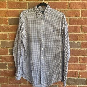 Men’s Polo Ralph Lauren Long Sleeve Button Up Shirt Size L